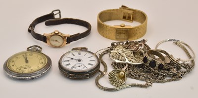 Lot 1467 - Various items of vintage costume jewellery,...
