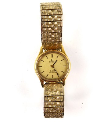 Lot 1100 - OMEGA; a ladies' De Ville quartz wristwatch...
