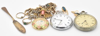 Lot 1456 - Various items of costume jewellery and...