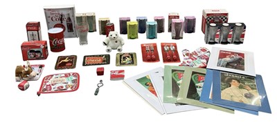 Lot 381 - COCA-COLA; a large quantity of assorted...