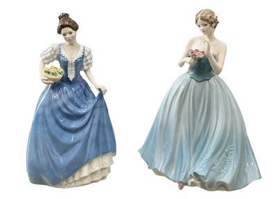 Lot 575 - ROYAL DOULTON; a porcelain figure, 'Helen',...