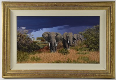 Lot 194 - STEPHEN PARK (British, born 1953); oil on...