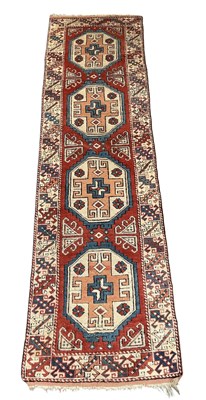 Lot 124 - A hand woven woollen ground Turkish/Caucasian...