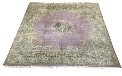 Lot 119 - A large hand woven woollen ground Kerman...