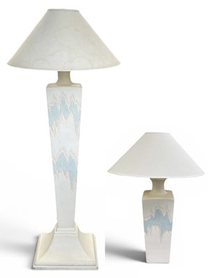 Lot 131 - LEE REYNOLDS; a modern contemporary blue and...