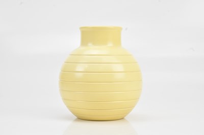 Lot 332 - KEITH MURRAY FOR WEDGWOOD; a ball vase with...