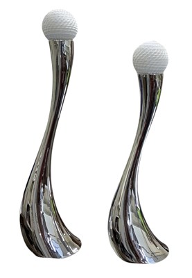 Lot 144 - GEORG JENSEN; two stylish modern contemporary...