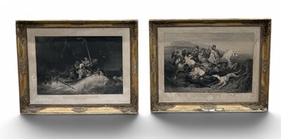 Lot 272 - Two 18th/19th century black and white...