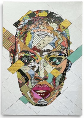 Lot 206 - ALEA PINAR DU PRE; large modern abstract mixed...