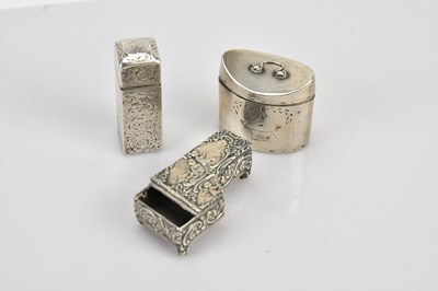 Lot 194 - SAMPSON MORDAN & CO; a Victorian hallmarked...