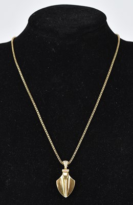 Lot 232 - THEO FENNELL; an 18ct yellow gold diamond set...