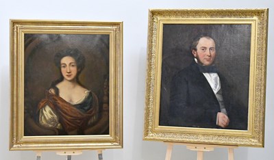 Lot 1616 - A pair of 19th century oils on relined canvas,...