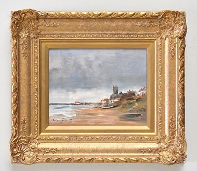Lot 1643 - IVOR TAYLOR (born 1946); oil on panel, 'Cromer...