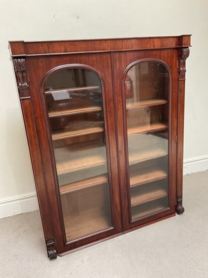 Lot 175 - A 19th century mahogany bookcase, height 164cm,...