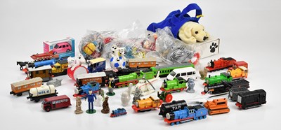 Lot 2129 - A collection of Thomas the Tank Engine toys,...