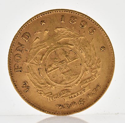 Lot 542 - A South African 1/2 pond, 1896.