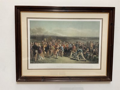 Lot 1138 - After Charles Lees; print ' The Golfers'