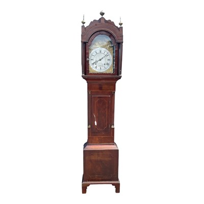 Lot 316 - A 19th century eight day longcase clock in...