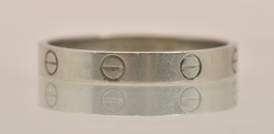 Lot 1290 - CARTIER; a platinum (PT950) Cartier 64 ROH574 '...
