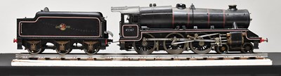 Lot 2166 - A 3.5” gauge live steam locomotive and tendre,...