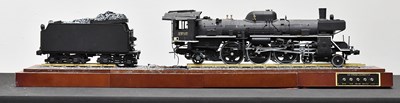 Lot 2210 - A gauge 1 electric locomotive and tendre, the...