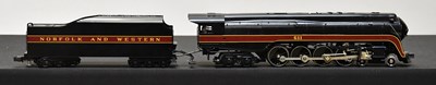 Lot 2213 - An electric O gauge ‘Norfolk and Western’ 611...
