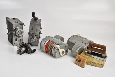 Lot 470 - Four vintage bus/coach ticket machines (4).