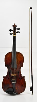 Lot 639 - A Stradivarius copy full size violin with...