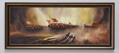 Lot 1021 - JOHN BAMPFIELD (born 1947): oil on canvas...