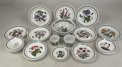Lot 188 - PORTMEIRION; dinner and tea wares in...