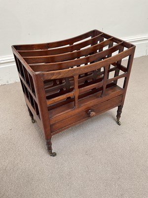 Lot 172 - A late Victorian mahogany four division...