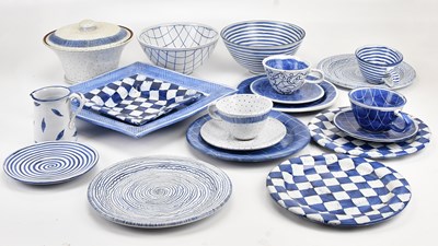 Lot 1421 - MAJOLICA WORKS; a collection of twenty pieces...