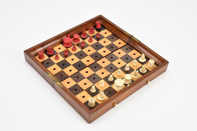 Lot 544 - JAQUES; a late 19th century mahogany...