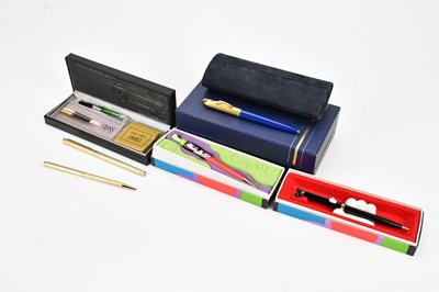 Lot 546 - BUGATTI; a ball point pen in box with booklets,...
