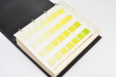 Lot 1488 - COLORTECA MASCIONI; an album of textile swatches.