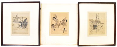 Lot 480 - H. SHEPPARD DALE (1852-1921); three etchings, '...