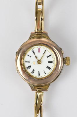 Lot 1151 - An early 20th century 9ct gold lady's...
