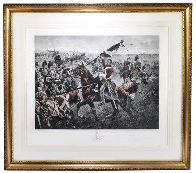 Lot 1446 - AFTER BEADLE; a coloured print, The Captive Eagle