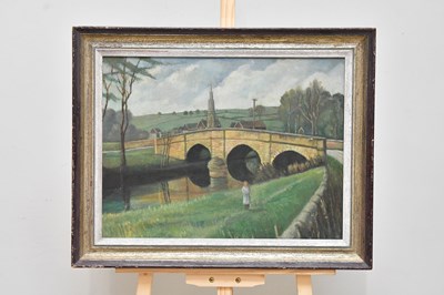 Lot 209 - TOM MALONE (1913-1986); oil on board, 'Bridge...
