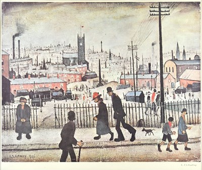 Lot 3 - LAURENCE STEPHEN LOWRY RA RBA (1887-1976);...