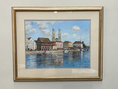 Lot 1014 - ROBERT 'BOB' RICHARDSON (born 1938); pastel,...