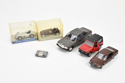 Lot 2035 - BURAGO; a Mercedes 190E, a further...
