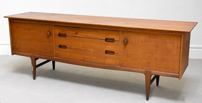 Lot 42 - YOUNGER; a mid century teak sideboard, with...