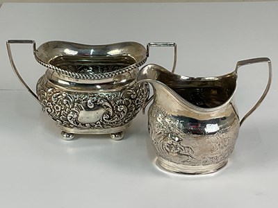 Lot 450 - JOSEPH GLOSTER; a late Victorian hallmarked...
