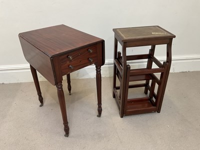 Lot 239 - A 19th century mahogany Pembroke table with...