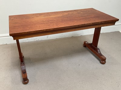 Lot 209 - A 19th century mahogany side table, height...