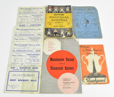 Lot 739 - A small collection of vintage football...