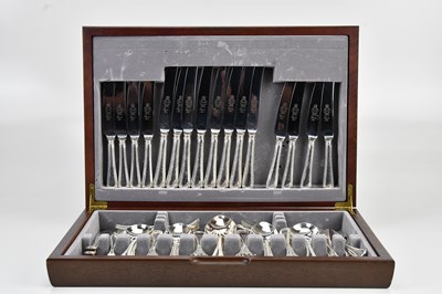 Lot 1465 - A Debenhams silver plated canteen of cutlery.