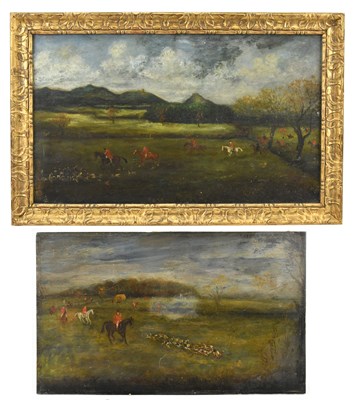 Lot 1666 - AFTER HERBERT JOHN JONES; a pair of oils on...