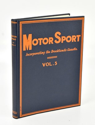 Lot 803 - MOTOR SPORT; volume 5 hardback.